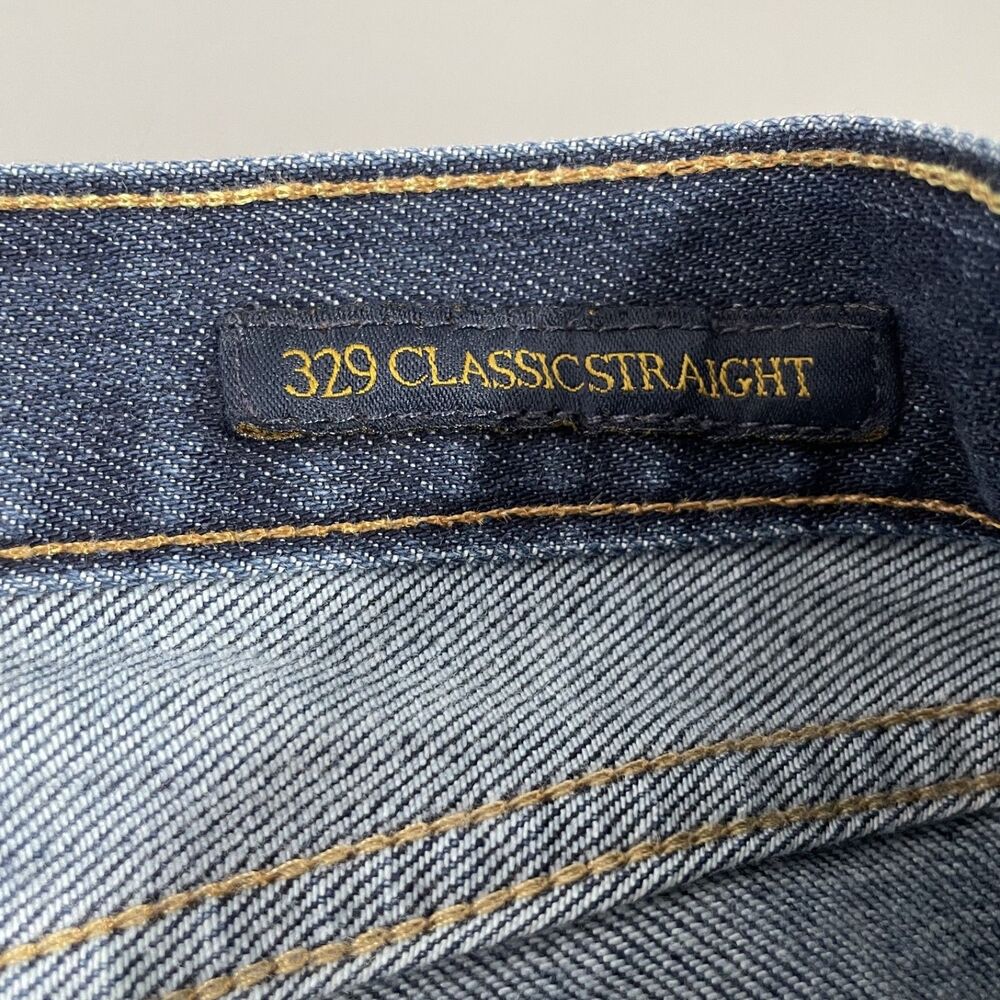 Lucky Brand Men's W38 x L30 Blue 329 Classic Straight Dark Wash Denim Jeans - Picture 4 of 6